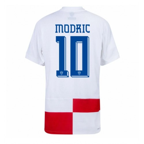 Moški Nogometni dresi Hrvaška Luka Modric #10 Domači EP 2024 Kratek Rokav